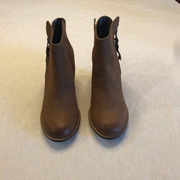 Steve Madden Whysper Leather Booties Ankle Boots Size 8 - Picture 2 of 10